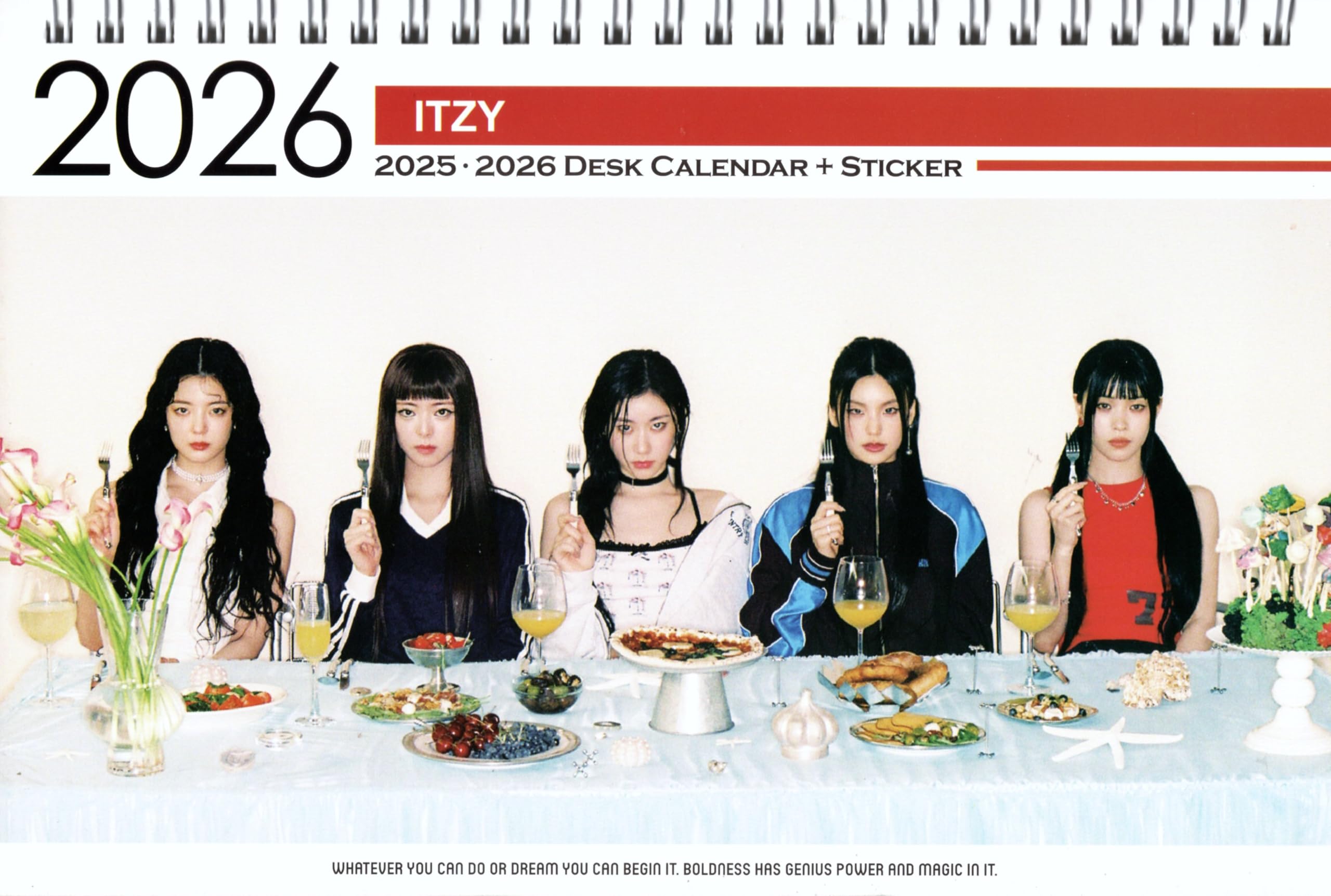 Amazon.co.jp: ITZY イッチ グッズ 卓上 カレンダー (写真集